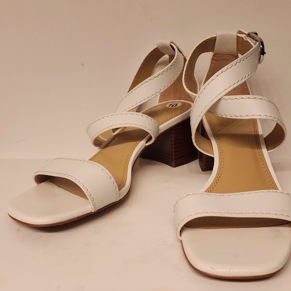 Michael Kors Ashton Crisscross Sandals Women’s White Size 10 - Picture 6 of 15